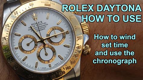 how to set rolex daytona chronograph|Rolex daytona winner price.